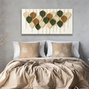 Boho Wall Art Chic Home Wall Art Modern Bohemian Feather Canvas Wall Art Decor For Apartment Dorm Living Room Bedroom Nursery Backdrop 20"W X 40"L Ready To Hanging by CozyNest Decor