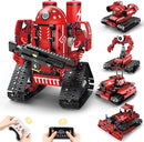 STEM Robot Toys for Kids Ages 8-14, 5-in-1 Remote Control and APP Programmable Robot Toys - 495 Pcs DIY Building Science Educational Kit, Building Block Birthday Present for Teen Boys Girls by TinyTreasures Baby Boutique