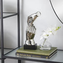 Deco 79 Polystone Hands Decorative Sculpture Home Decor Statue, Accent Figurine 5" x 4" x 13", Silver by CozyNest Decor