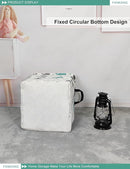 FANKANG Square Nursery Hamper Storage Bins Canvas Laundry Basket Foldable with Waterproof PE Coating Storage Baskets Gift Baskets for Children, Office, Bedroom, Clothes（Square-whales ） by TinyTreasures Baby Boutique