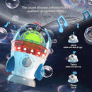 Rocket-Shaped Bubble Machine for Kids & Pets - Dual Powerful Bubble Outlets, Automatic 360° Rotation, Adjustable LED Lights & Music – Ideal for Indoor/Outdoor Birthday Parties by TinyTreasures Baby Boutique