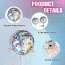WERNNSAI Disco Ball Piñata - Disco Party Decoration Pull String Mirror Piñata with Bat and Blindfold for Adult Birthday Party Supplies by TinyTreasures Baby Boutique