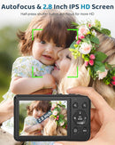 5K Digital Camera - 72MP UHD Digital Cameras for Photography - Autofocus Point and Shoot Small Camera with Flash for Kids - 2.8 Inch Screen Compact Portable Vlogging Camara with 16X Zoom, 32GB SD Card by TinyTreasures Baby Boutique