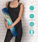 Non Slip Yoga Mat TPE Workout Mat for Men Women, Thick Workout Mat with Carrying Strap, Fitness Mats for Exercise, Yoga, Fitness, Pilates, Floor Workouts (72" x 24" x 6mm) by TinyTreasures Baby Boutique