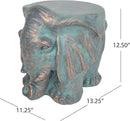 Christopher Knight Home Salome Elephant Garden Stool, Copper Patina by CozyNest Decor