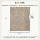 Carriediosa Chunky Knit Throw Blanket 60" X 80" Twin, 100% Hand Made Large Chenille Loop Yarn Soft Fluffy Throws for Couch Sofa Bed, Big Crochet Cozy Heavy Thick Cable Woven Blankets, Taupe by CozyNest Decor