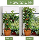 Garden Plant Stakes 36 Inch 3Ft Steel Plant Stick Support, 25 Pack Tomato Stakes for Growing Climbing Plants, Potted Plants, Tomatoes, Trees, Cucumber, Beans, Fences Poles by CozyNest Decor