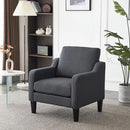 VINGLI Accent Chairs for Living Room Chairs Mid Century Modern Chair Sofa Chair Upholstered Arm Chair with Scooped Arms for Bedroom, Apartment, Office, Studio, Waiting Room, Play Room by CozyNest Decor