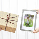 Vittanly 8x12 Picture Frames Set of 9, Shatter Resistant Plexiglass, Display 6x8 Pictures with Mat or 8x12 without Mat, Photo Frames for Wall or Tabletop, Engineered Wood, Grey by CozyNest Decor