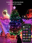Brizled Smart RGB Fairy Lights Pro, 66FT 200 LED Orange Purple Halloween String Lights, Color Changing Christmas Fairy Light App Controlled, Dimmable Tree Light Music Sync Work with Google Home Alexa by TinyTreasures Baby Boutique