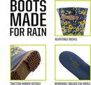 Western Chief Women's Tall Waterproof Rain Boot Outdoor Garden Shoes by GreenHaven Gardens