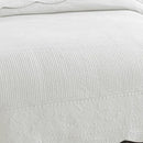 MarCielo 3-Piece 100% Cotton Oversized Bedspread Lightweight Quilt Coverlet Embroidery Farmhouse Bedding Set (TG Bright White, Oversized King (118"x106")) by CozyNest Decor