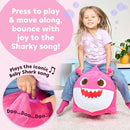 JITTERYGIT Baby Shark Bouncy Hopper - Musical Plush Toy for Kids and Toddlers - Mommy Shark (Pink) by TinyTreasures Baby Boutique