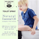 Clean-n-Fresh Toilet Spray, Poop Spray Eucalyptus Scent, 100% Natural Plant Essential Oil Bathroom Air Fresheners Spray, 400 Plus Uses, Long Lasting Odor Eliminator, 2 Pack by CozyNest Decor