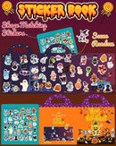Benresive Reusable Sticker Books for Kids 2-4, Sticker Books for Toddlers 1-3 2-4, Toddler Travel Toys Activities Crafts Gifts - Halloween by TinyTreasures Baby Boutique