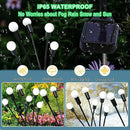 Solar Garden Lights Outdoor, 2 Pack 20 LED Solar Pink Firefly Lights Waterproof, Sway by Wind, Solar Swaying Light for Yard Patio Backyard Garden Planter Flower Bed Pathway Outdoor Decoration by GreenHaven Gardens