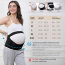 NeoTech Care Pregnancy Support Maternity Belt, Waist/Back/Abdomen Band, Belly Brace (Size L, Black Color) by TinyTreasures Baby Boutique
