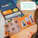 Sculpd - The Original Kids Pottery Kit, Air-Dry Clay Starter Kit for Kids Age 4 to 6, Air Dry Clay with 10 Colour Paint Set, Paintbrushes, Tool Set, Alphabet Stampers, Sponge and Step-by-Step Guide by TinyTreasures Baby Boutique