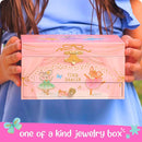 Musical Ballerina Kids Jewelry Box - Girls Jewelry Box with Mirror, Ballerina Gifts for Little Girls, Unicorn Toys for Girls Age 4-6 by TinyTreasures Baby Boutique