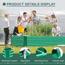 Land Guard 6×3×2 ft Galvanized Metal Raised Garden Bed, 2FT Deep Root Elevated Planter Box Steel Large Vegetable Flower Bed Kit(Green) by CozyNest Decor