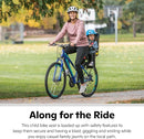 Schwinn Deluxe or Ovation Child Bike Carrier, Seats one Kid Ages 1+, Frame Mount, Adjustable Safety Harness, Quick Release Design, Comfortable Padding, Rear-Mounted Child Bike Seat for Toddler by TinyTreasures Baby Boutique