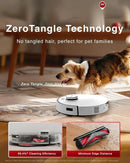 Yeedi M12 Ultra Plus Robot Vacuum and Mop, Upgrade 11800Pa Strong Suction, ZeroTangle Technology, TruEdge Deep Mopping, Auto Mop Washing/Drying, Auto-Lift Mopping, Mini Omni Station, White by CozyNest Decor