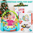 Baby Play Mat Baby Toys Tummy Time Mat Toys Musical Activity Center for Infant Toy with High-Contrast Piano Music & Light Newborn Babies Gifts for Boy Girl Babies Toy 0-6 6-12 Months Dinosaur Style by TinyTreasures Baby Boutique