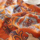 Boho Throw Blanket for Couch Sofa Bed, 100% Cotton Woven Quilt with Tassel 80”x90”, Super Soft Muslin Blanket with Oriental Universe Printed, Decorative Reversible Bed Blanket/Cover for All Seasons by CozyNest Decor