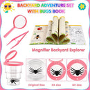 INNOCHEER Kids Explorer Kit & Bug Catcher Kit & Safari Costume Kit, Outdoor Exploration Set with Hat, Vest, Butterfly Net and Bugs Book for Boys Girls 3-12 Years Old (Camouflage Pink) by TinyTreasures Baby Boutique