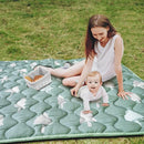 Baby Play Mat, 50x50 Playpen Mat with Super Soft Touch, Activity Mats with Upgraded Anti-Slip Bottom, Machine Washable Crawling Mats for Floor & Picnic(Trees) by TinyTreasures Baby Boutique