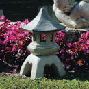 Design toscano ng29870 asian decor pagoda lantern indoor/outdoor statue, 11 inches wide, 11 inches deep, 17 inches high, handcast polyresin, two tone stone finish by GreenHaven Gardens
