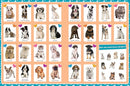Cute Animals Poster Sticker Book - 4-Book Bundle for Kids Ages 3+, 400+ Stickers, 28 Mini Posters, 4 Giant Fold-Out Posters in 48 Full-Color Pages by TinyTreasures Baby Boutique