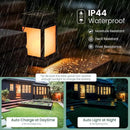 GIGALUMI Solar Lanterns Outdoor Waterproof, 8 Pack Hanging Solar Lanterns for Outside, Flame Effect Outdoor Lights for Pathway, Garden, Patio, Lawn, Porch, Gazebo, Tent, Tree, Yard(Flickering Lights) by GreenHaven Gardens