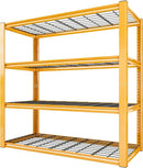 REIBII 40" W Garage Shelving 2240 LBS Storage Shelves Heavy Duty Metal Shelving 4 Tier Metal Shelves for Storage Adjustable Garage Shelf for Kitchen Pantry Warehouse Basement 40"W × 19.5"D × 59.5"H by GreenHaven Gardens