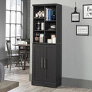 Sauder HomePlus Multi-Room Storage Cabinet with Adjustable Shelves and Door Positioning, Kitchen Laundry Bathroom Pantry Storage Cabinet, in Raven Oak Finish by CozyNest Decor