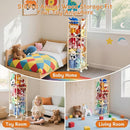 Stuffed Animal Toy Storage, 53 Inch Tall Wooden Toy Storage Rack Space-Saving Plushie Toy Organizers and Storage on Playhouse,Playroom,Bedroom -No Tools Easy Assembly by TinyTreasures Baby Boutique