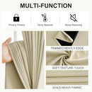 NICETOWN 100% Blackout Curtains for Bedroom 84 inch Long Thermal Insulated Blackout Curtains for Living Room, Energy Saving Grommet Drapes for Patio Door (1 Pair, Cream, 42W x 84L) by TinyTreasures Baby Boutique