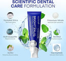 PearlSmile Hydroxyapatite Niacinamide Whitening Toothpaste – 5% Niacinamide + 10% Nano-Hydroxyapatite (nHAp) – Strengthens Enamel & Remineralizes – Fluoride-Free, 4.2oz (Pack of 3) by CozyNest Decor