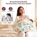 Momcozy Pioneering Safety Fence Nursing Pillow for Breastfeeding- Wider Feeding Pillows for More Support for Mom & Baby- Easier Nursing & Hand Free- Fit for All, Removable Cotton Cover by TinyTreasures Baby Boutique