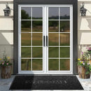 Yimobra Welcome Matt Outdoor, 60x36, Waterproof All-Season Front Door Mat, All-Weather Doormat, Sturdy Natural Rubber, Fade Resistant, Low Profile, Easy Clean Patio Porch Entryway Mat, Black by CozyNest Decor