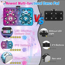Dance Mat Toy Gift for Kids ages 3-12, Dancing Music Playmat with 12 Key, Large Size (59*38 in), Double User Challenge Game Christmas Birthday Gift for Girls Boys 5 6 7 8 9 10 11 12 Year Old by TinyTreasures Baby Boutique