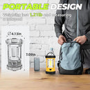 Rechargeable Camping Lantern, 3000LM 5 Light Modes Camping Light 4400 Capacity Phone Charger LED Impact-Resistant Flashlight Lantern Portable Waterproof Hurricane Lanterns for Emergency(Orange) by CozyNest Decor
