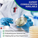 Evviva Sciences Microbiology Science Project Kit, Pre-Poured Agar Plates for Students, Agar Petri Dishes to Learn Microbiology, with Educational Experiment eBook by TinyTreasures Baby Boutique