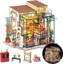 Rolife DIY Miniature House Kit Flower Shop, Tiny House Kit for Adults to Build, Mini House Making Kit with Furniture, Halloween/Christmas Decorations/Gifts for Family and Friends(Emily's Flower Shop) by TinyTreasures Baby Boutique