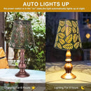 Pearlstar Solar Table Lamps - Leaf Garden Waterproof Cordless Solar Table Lamps for Patio Garden Pathway Yard by GreenHaven Gardens