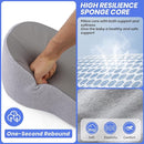 Baby Feeding Pillow, Anti Overflow Feeding Pillow for Reducing Spit-Up, Safety Nursing Pillow, Baby Lounger Reflux Wedge Breastfeeding, Removable top and Bottom by TinyTreasures Baby Boutique