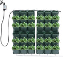 36 Pots Self-Watering Wall-Mounted Planter, 39.4”L x 46.5”H Vertical Wall Planter Self Watering Stackable Planters Vertical Garden Wall Garden Planter Outdoor Indoor for Herbs Flowers Strawberries by CozyNest Decor