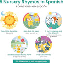 Binibi Spanish Musical Book for Toddlers Sol Solecito & Other Nursery Rhymes | Spanish Learning for Kids | Bilingual Children's Sound Book | Libro en español para bebés by TinyTreasures Baby Boutique