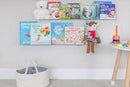 Rebecca Luxurious Acrylic Floating Shelves for Wall - 2 Pack of 36" x 2" x 4" - 5mm Thick Clear Book Shelf for Bathroom, Bedroom, Nursery, Kids Room with Easy Installation Hardware – Cute Bookshelf by TinyTreasures Baby Boutique