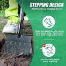 Suchtale Manual Edger Lawn Tool, Multifunctional Garden Cleaning Shovel - Heavy Duty Steel Flat with 54" Adjustable Handle, Gardening Scraper, Outdoor Spade Tool for Weeding, Digging, Ice Removal by GreenHaven Gardens